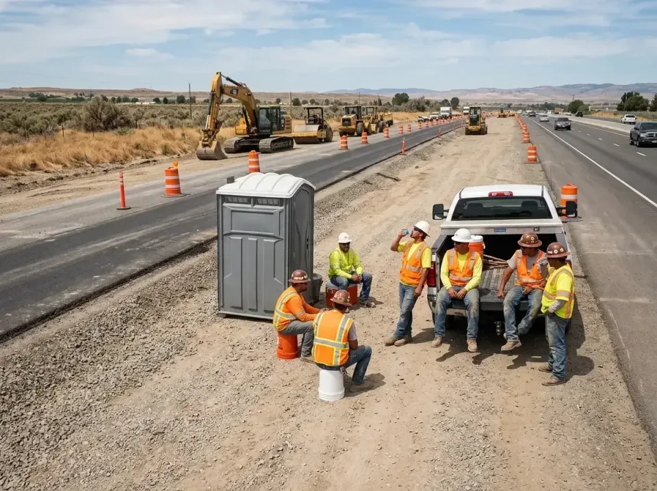 highway-road-construction-crew-007 — frequently asked questions, Porta Potty and Restroom Rentals in Parkwood, CA